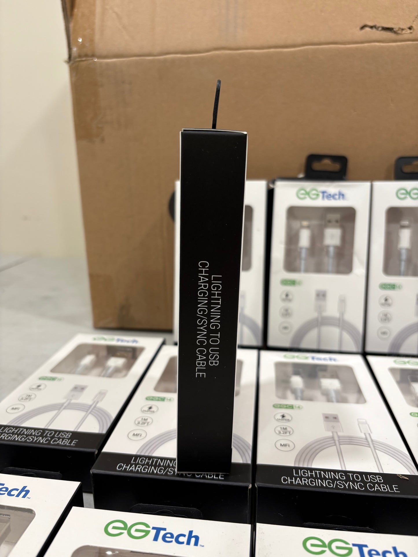 EG tech lightning to USB charging/ sync cable I phone wholesale case of 72 units