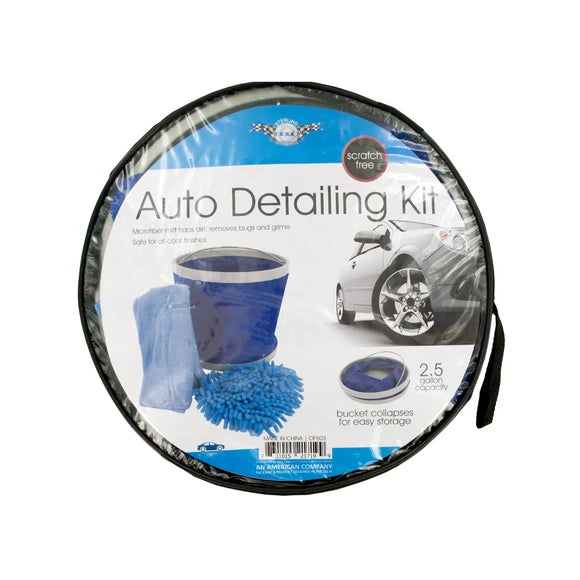 Car Wash Kit with Collapsible Bucket lot of 4 units