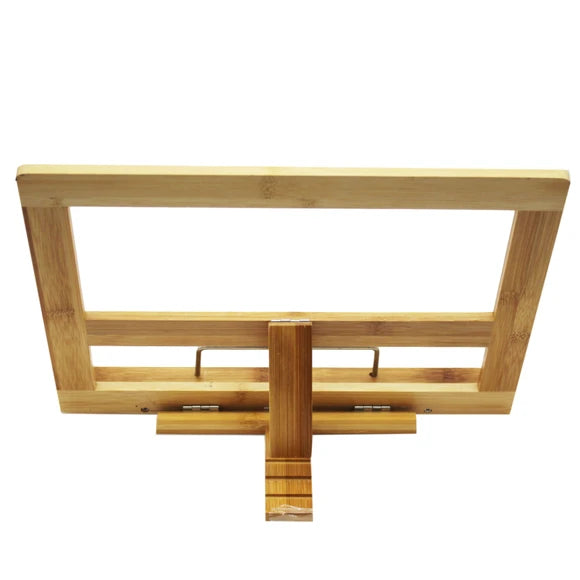 12.5" x 9.45" Bamboo Cook Book Holder Stand pack of 6 units