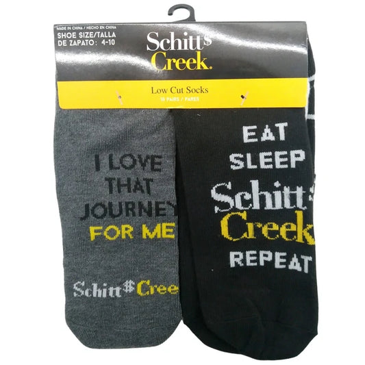 10 Pack Schitt's Creek That Journey No Show Socks in Size 4-10 case pack of 8 units