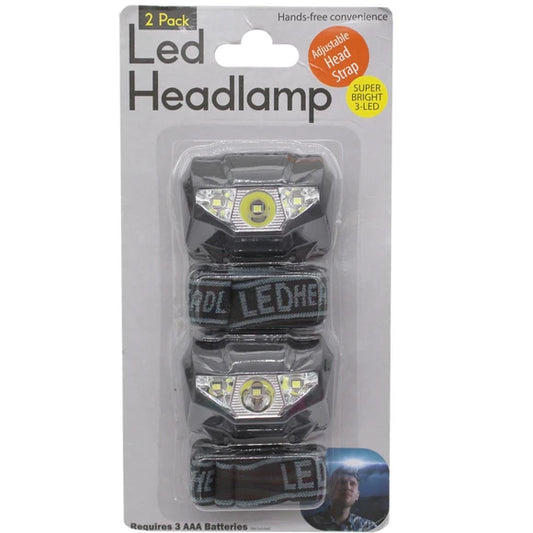 Headlamp 2 Piece Black lot of 8 units