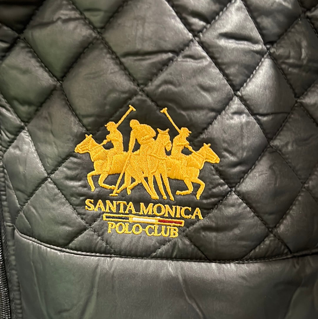 Santa Monica polo club men’s jacket 2XL - black NEW
